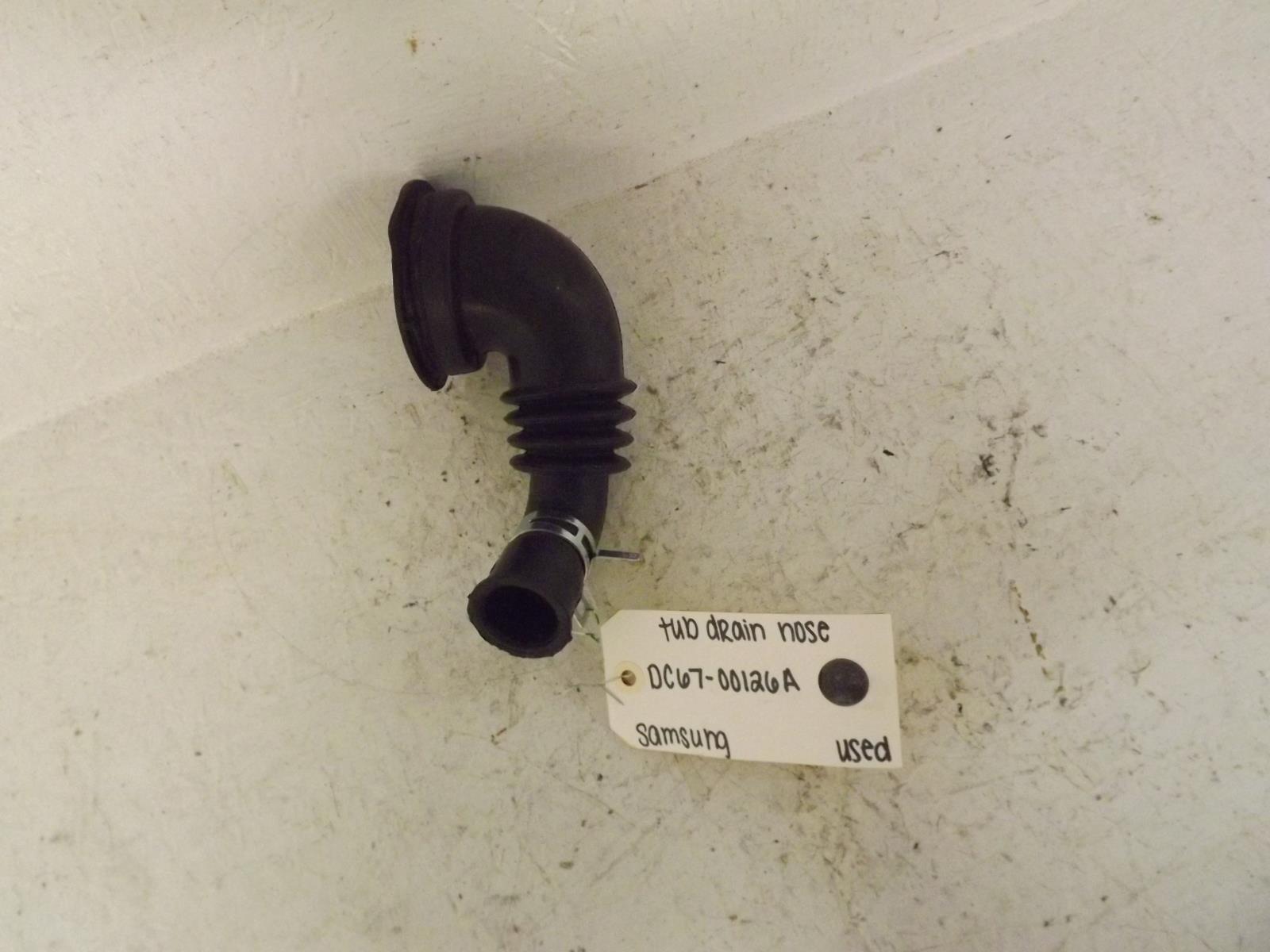 Samsung Washer DC67-00126A Tub Drain Hose Used Samsung Washer DC67-00126A Tub Drain Hose Used